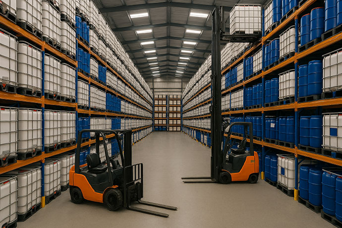 Logística integral de productes químics i mercaderies perilloses (ADR)